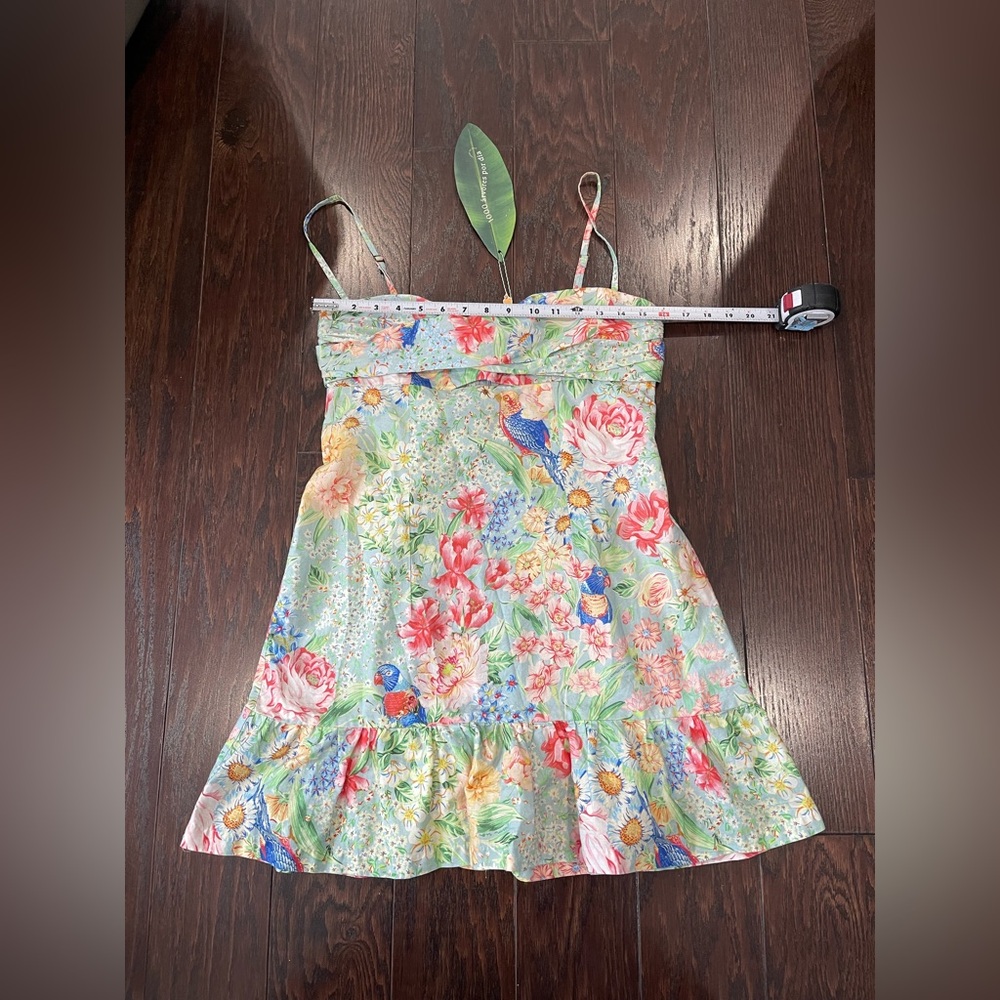 Farm Rio Multicolor Floral Mini Dress Brasil Women Size Medium NEW - Picture 6 of 9